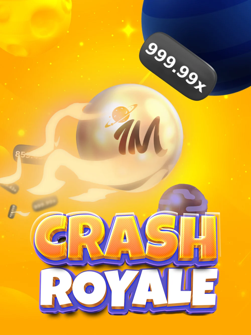 Juego crash con sensación de batalla real y visual competitivo.
